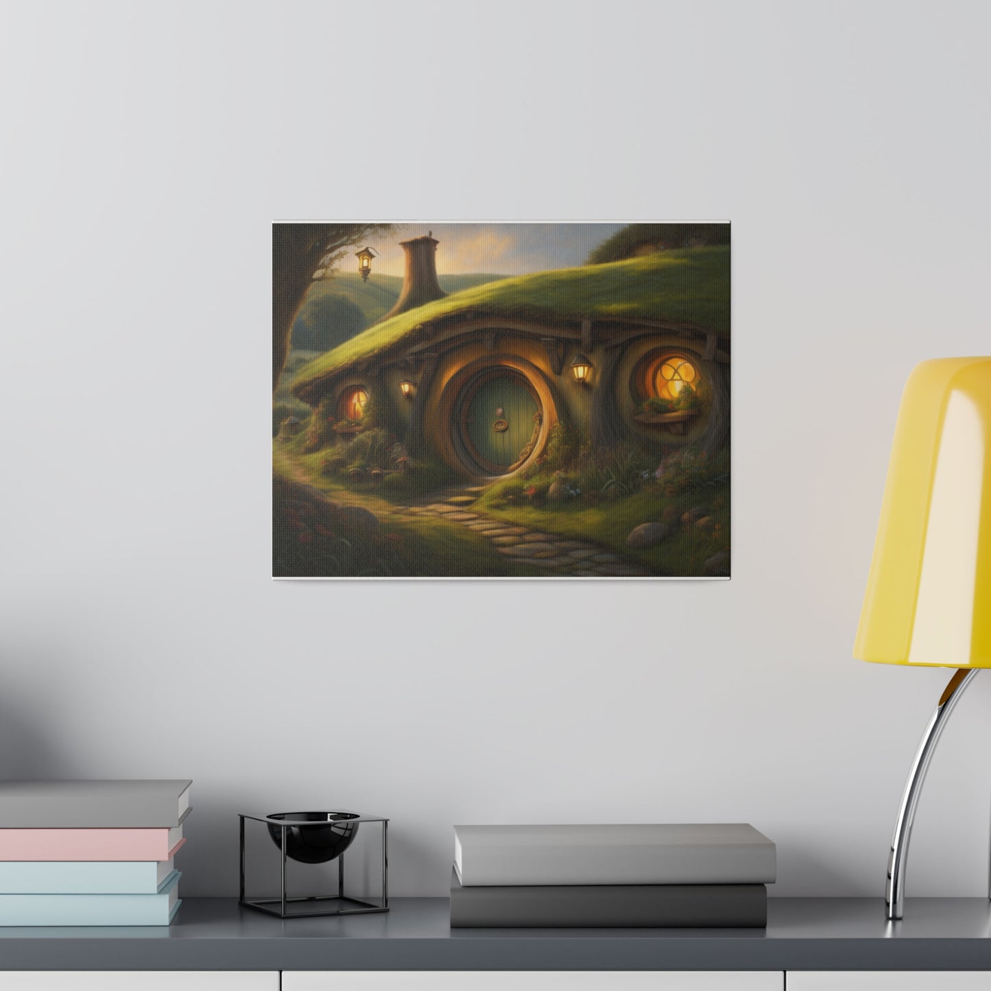 Hobbiton, Wall Art, Matte Canvas, Stretched, 0.75"