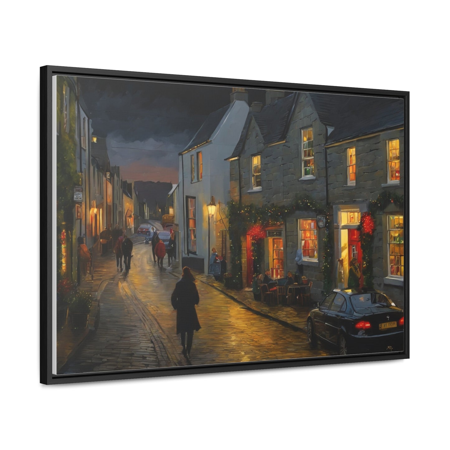 Calm Town, Wall Art, Gallery Canvas Wraps, Horizontal Frame