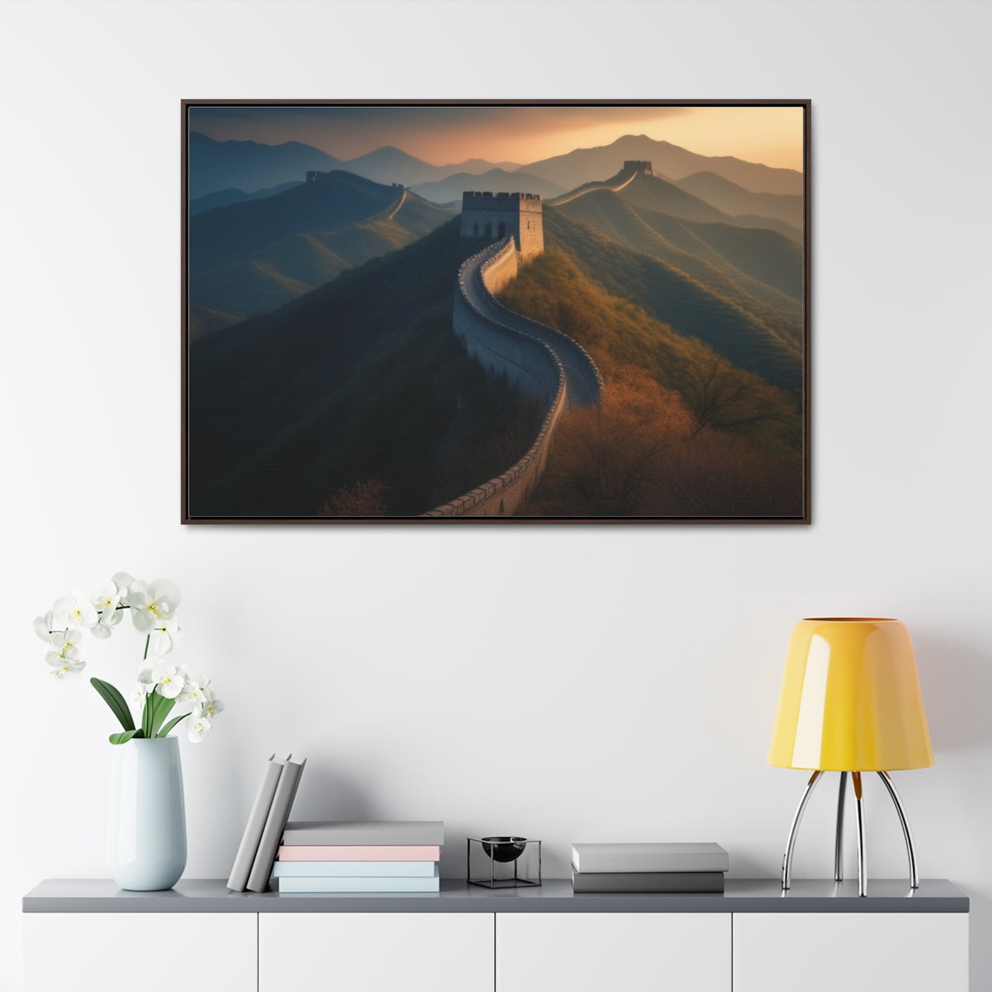 Great Wall, Wall Art,Gallery Canvas Wraps, Horizontal Frame