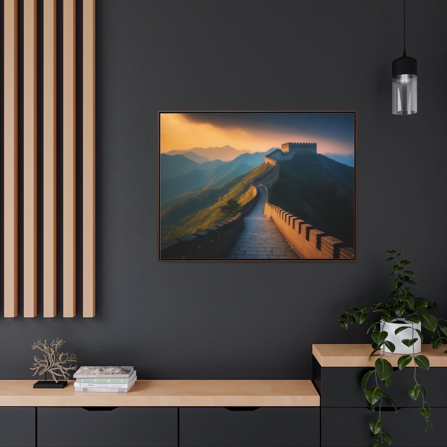 Great Wall of China, Wall Art, Gallery Canvas Wraps, Horizontal Frame