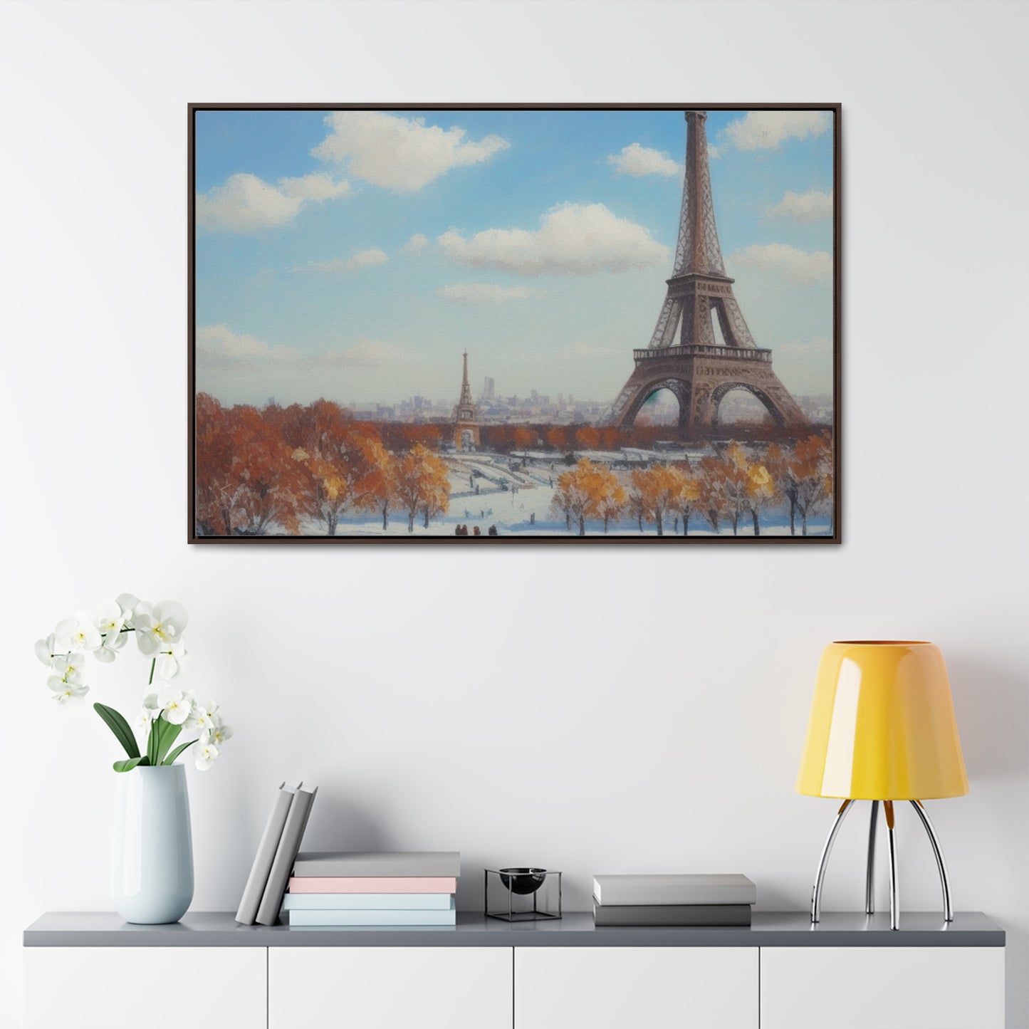 Eiffel Tower, Wall Art, Gallery Canvas Wraps, Horizontal Frame