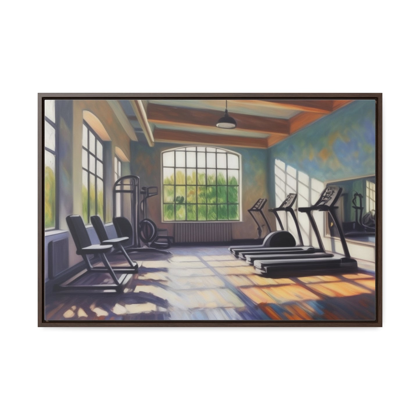 Gym, Work Out, Wall Art, Gallery Canvas Wraps, Horizontal Frame