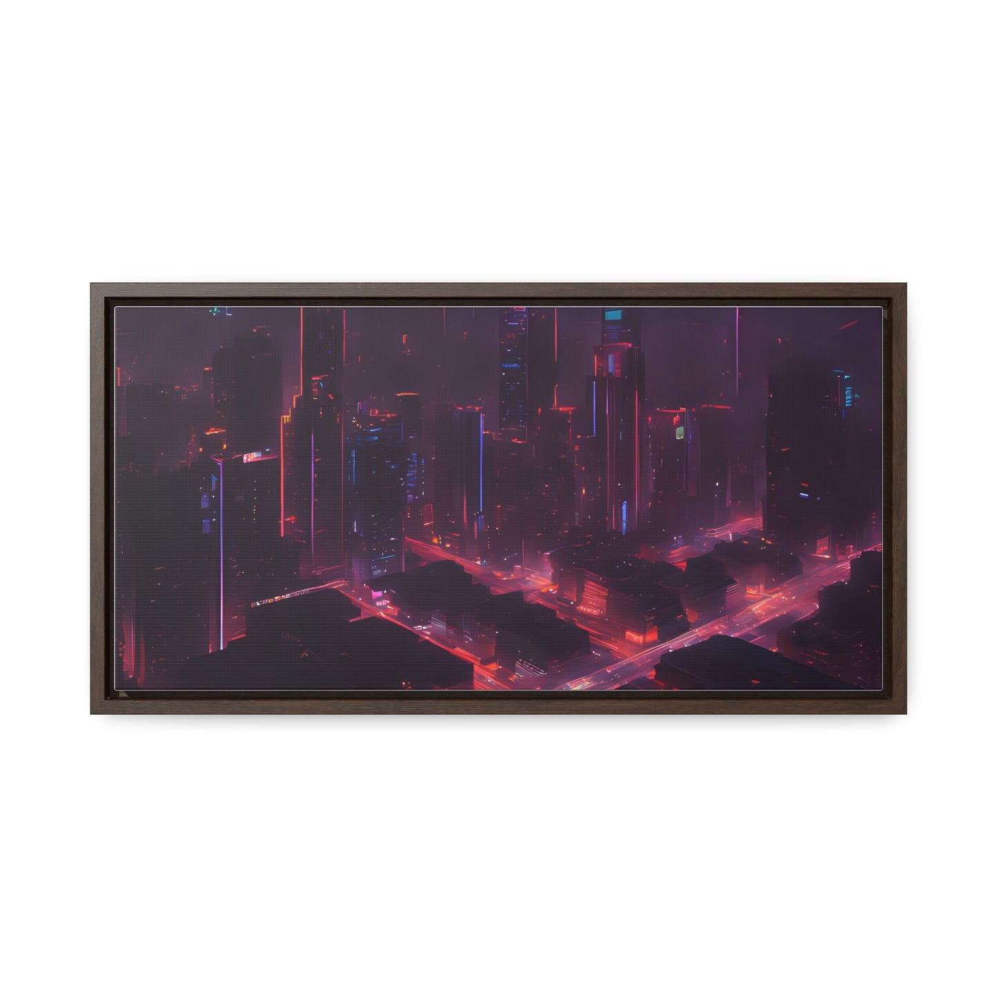 Neon lights, Wall Art, Gallery Canvas Wraps, Horizontal Frame