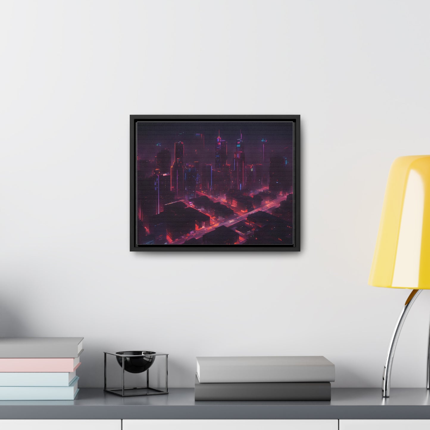 Neon lights, Wall Art, Gallery Canvas Wraps, Horizontal Frame