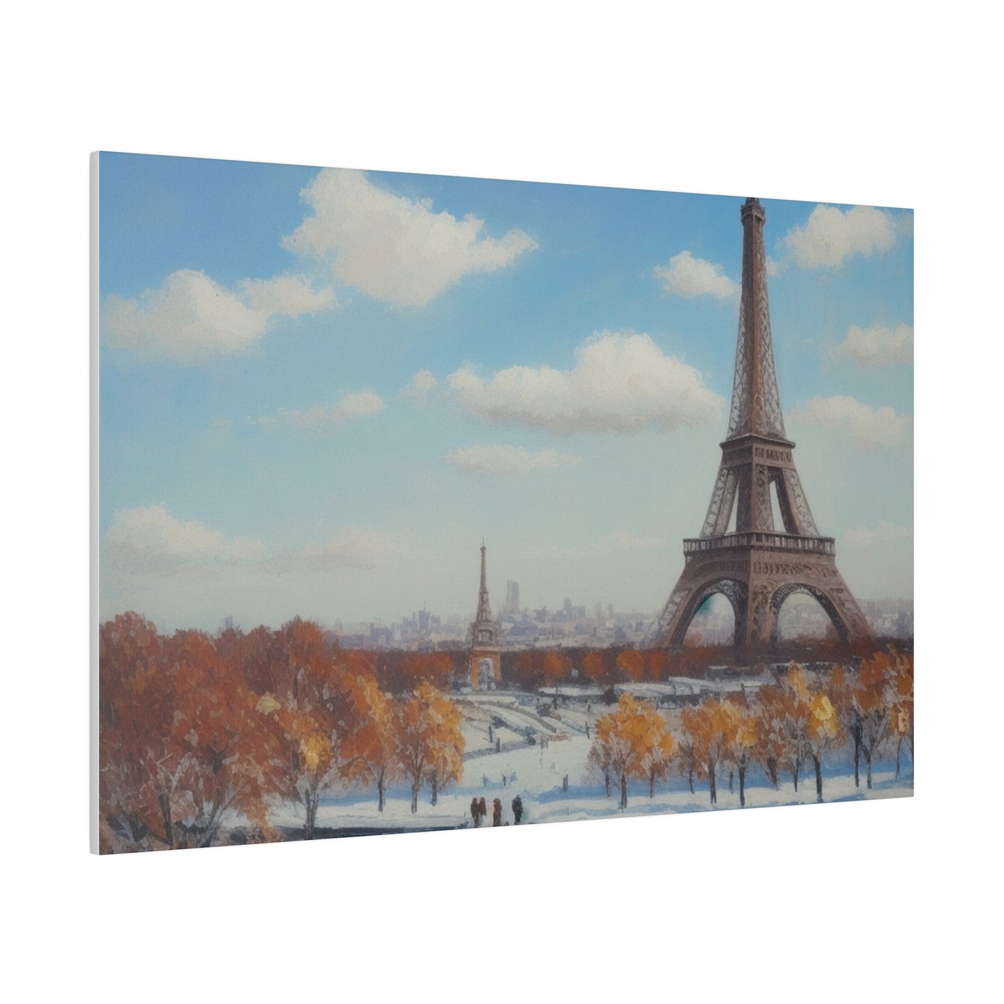 Eiffel Tower, Wall Art, Matte Canvas, Stretched, 0.75"