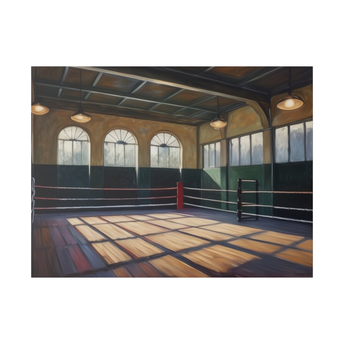 Boxing Gym, Wall ArtMatte Canvas, Stretched, 0.75"