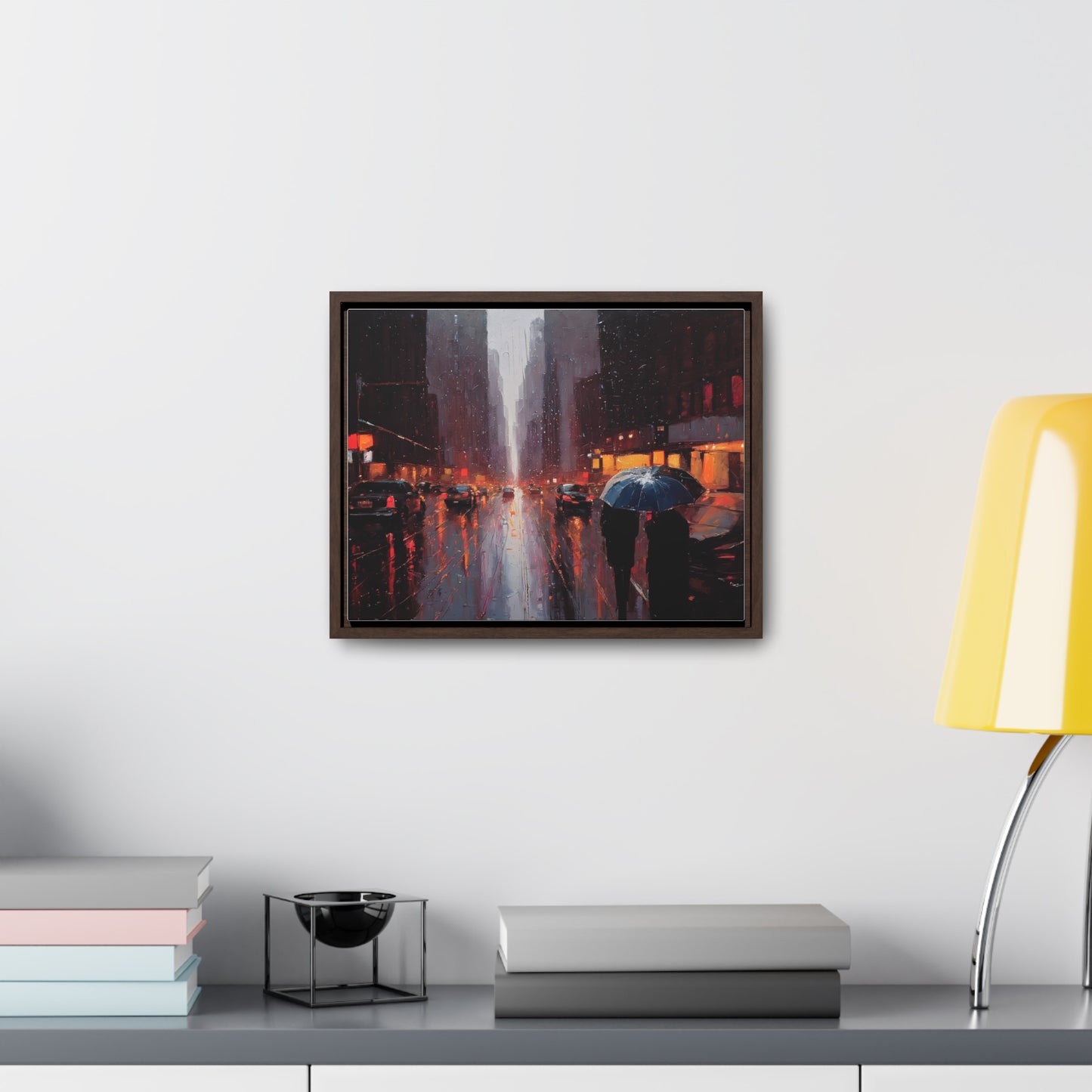 City Streets, Wall Art, Gallery Canvas Wraps, Horizontal Frame