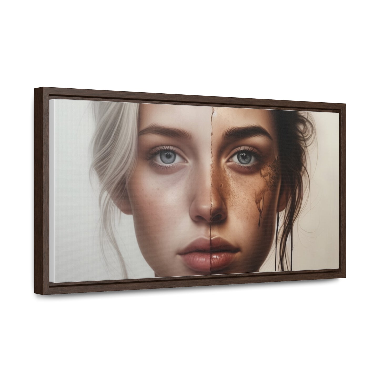 Woman, Face, Wall Art, Gallery Canvas Wraps, Horizontal Frame