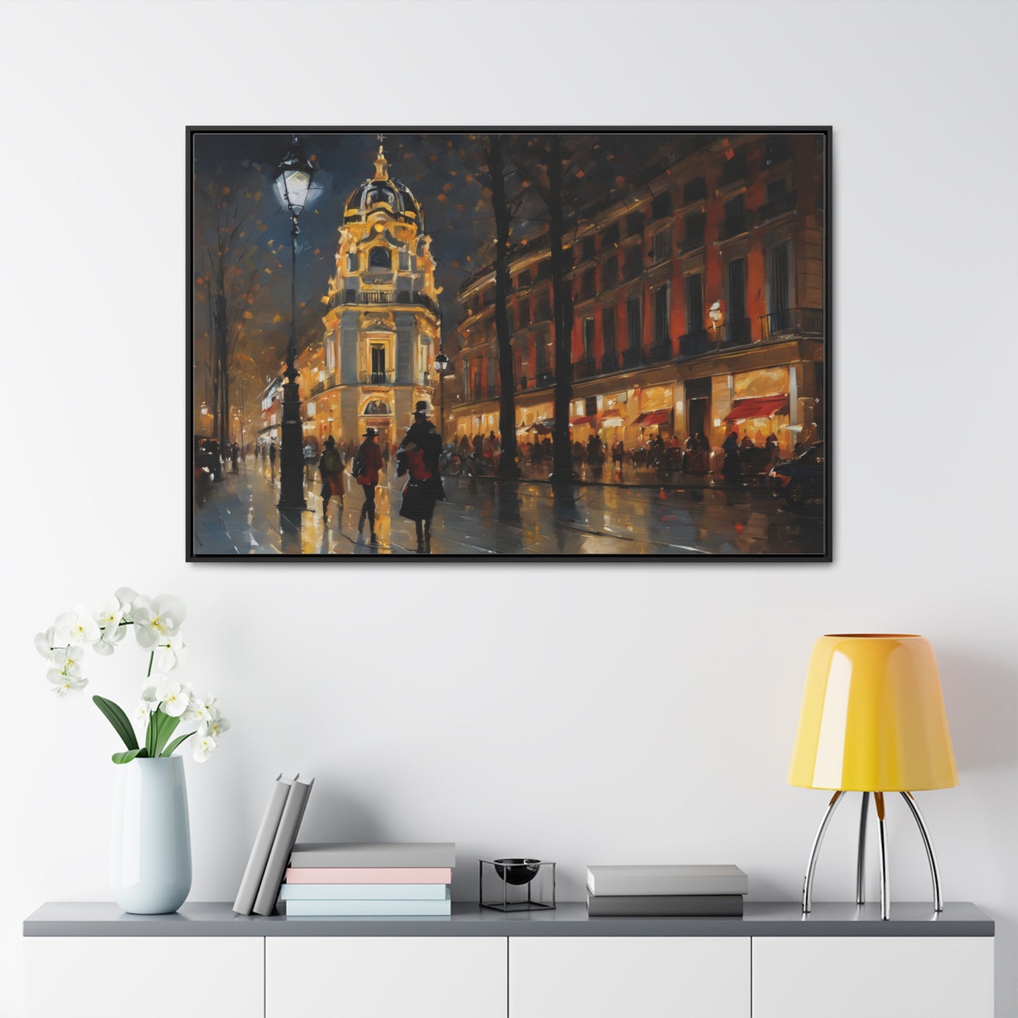 Town Center, Wall Art, Gallery Canvas Wraps, Horizontal Frame