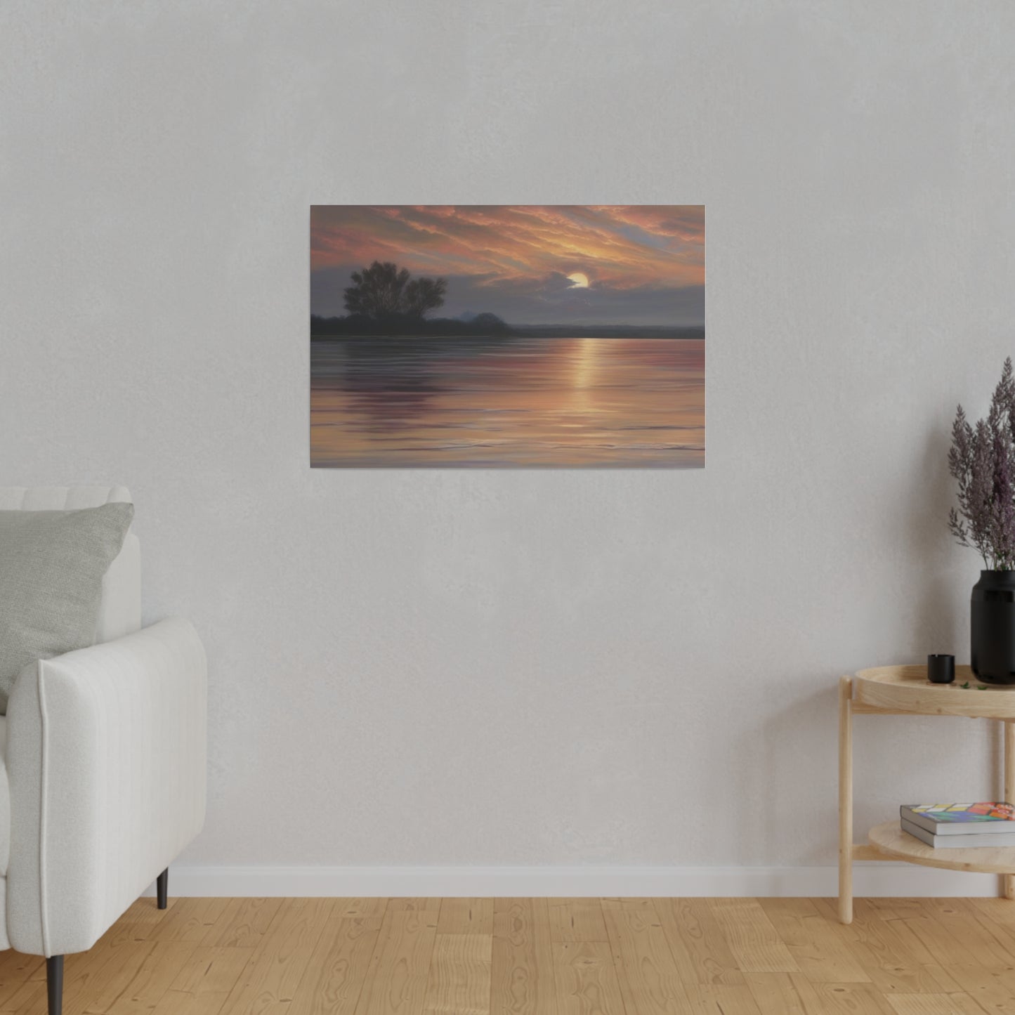 Sun Rise, Wall Art, Matte Canvas, Stretched, 0.75"