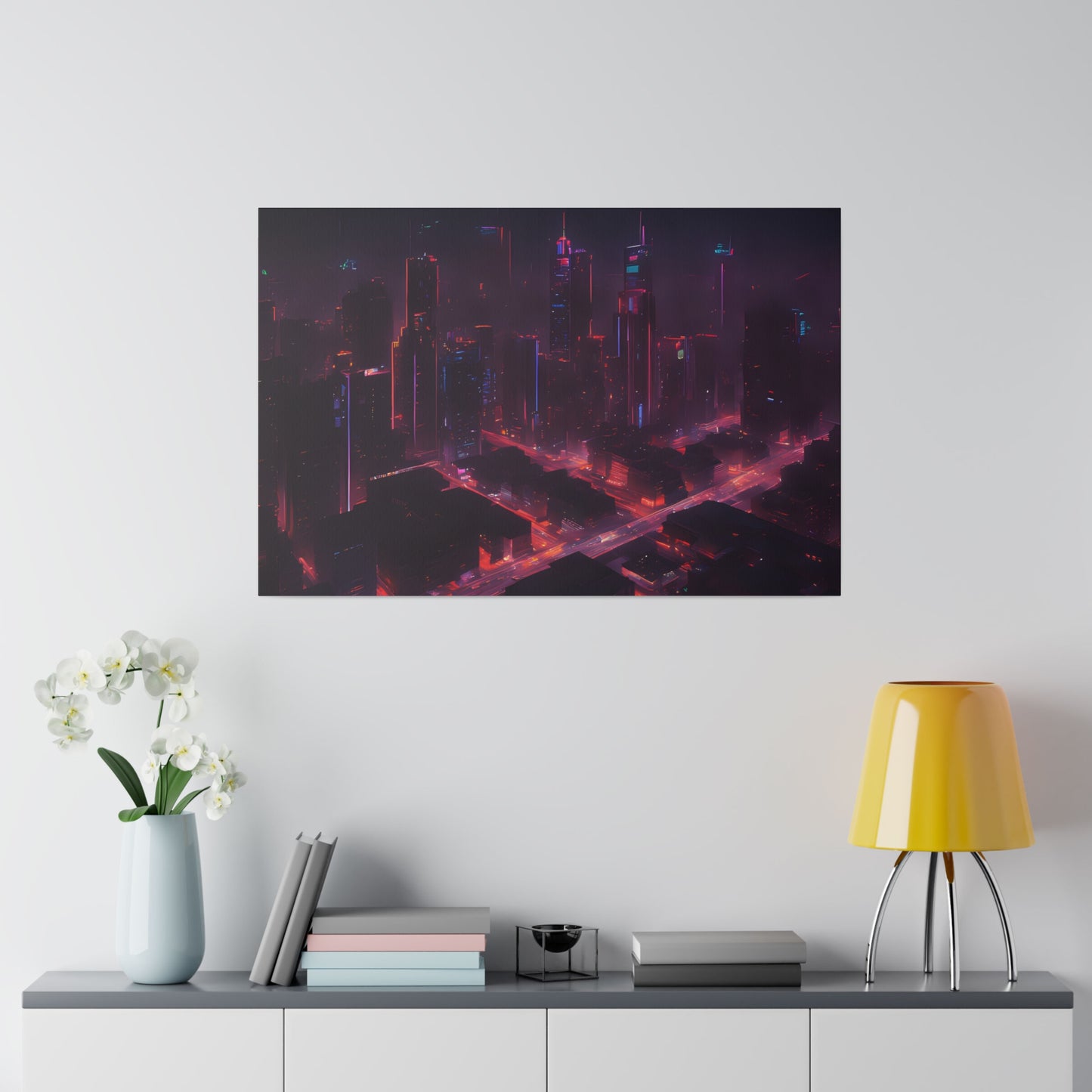 Neon lights, Wall Art, Matte Canvas, Stretched, 0.75"