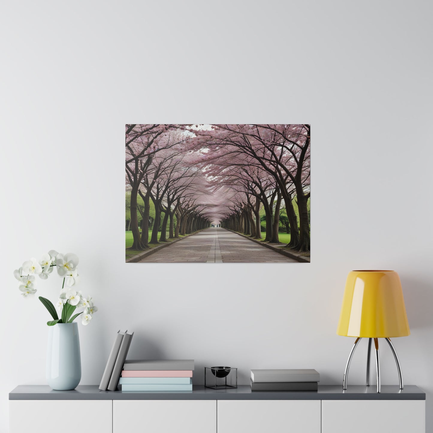 Cherry Blossoms, Wall Art, Matte Canvas, Stretched, 0.75"