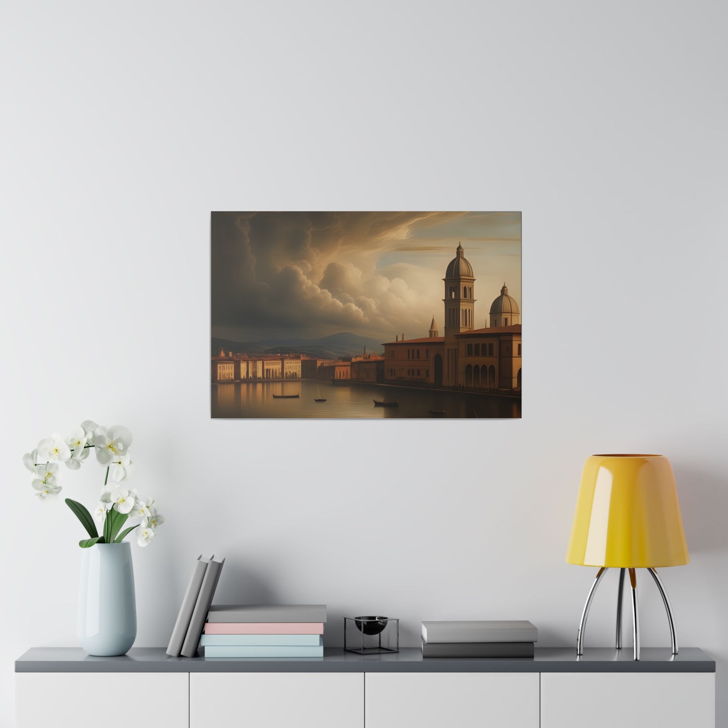 Wall Art, Canal, Matte Canvas, Stretched, 0.75"