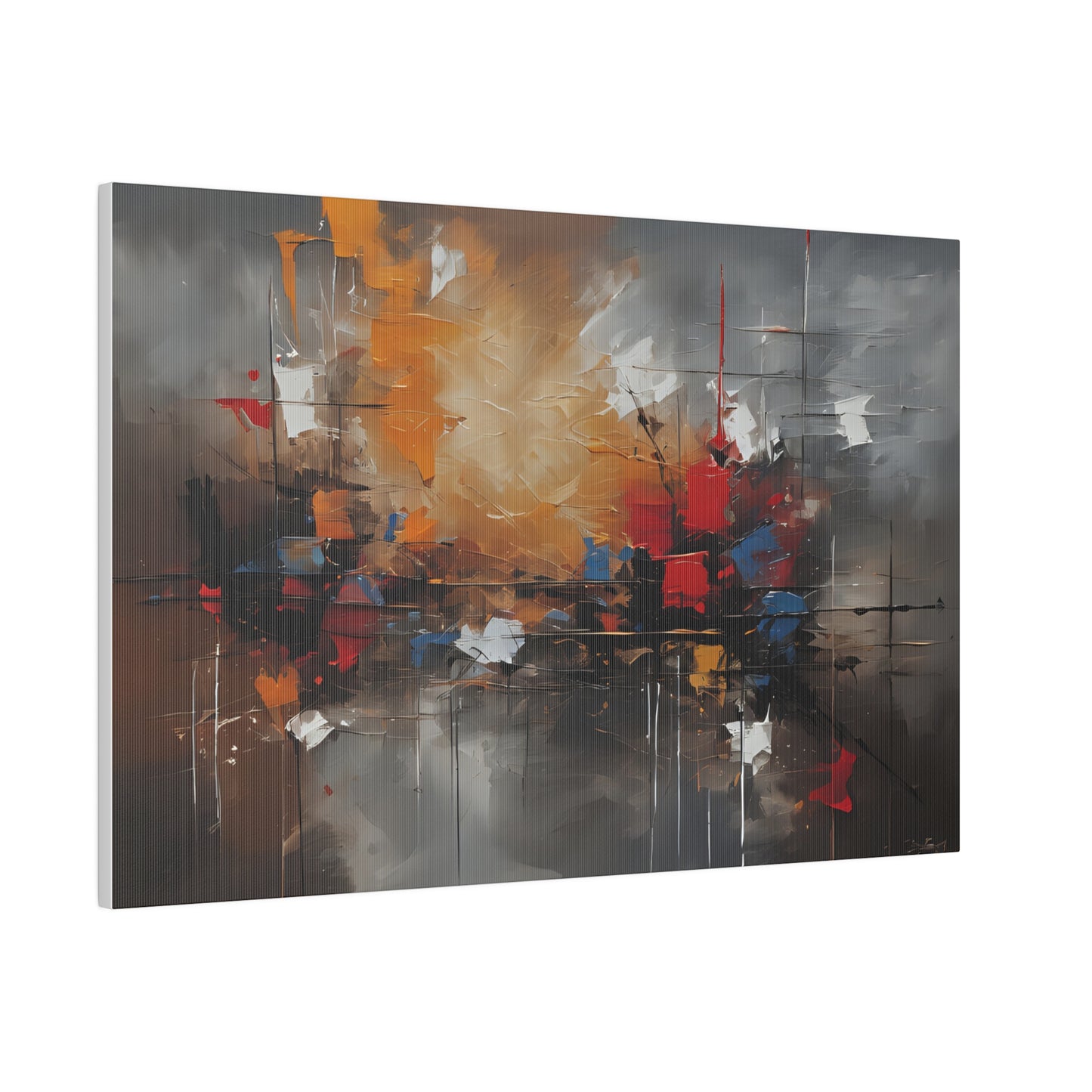 Abstract, Wall Art, Matte Canvas, Stretched, 0.75"