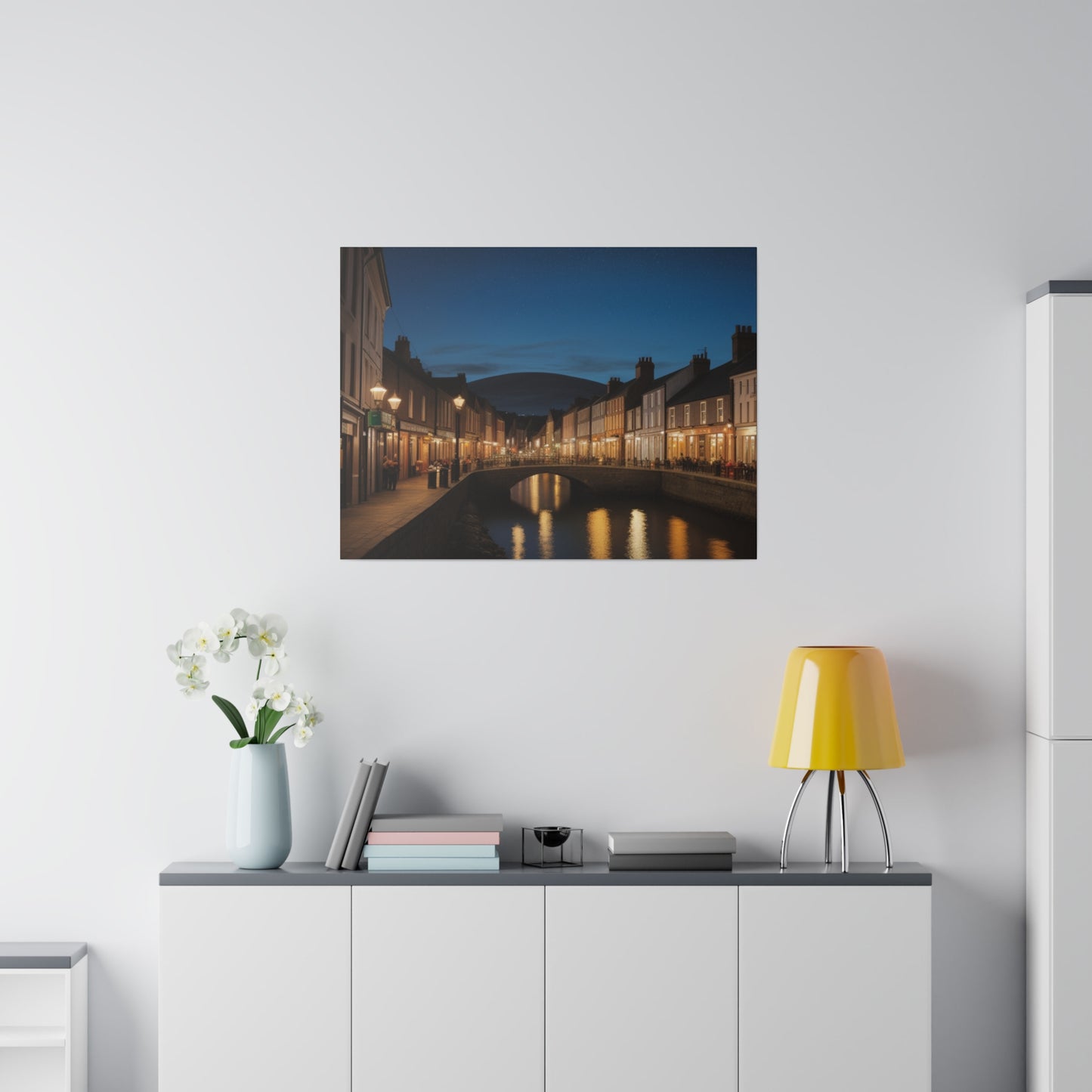 Canal, Wall Art, Matte Canvas, Stretched, 0.75"