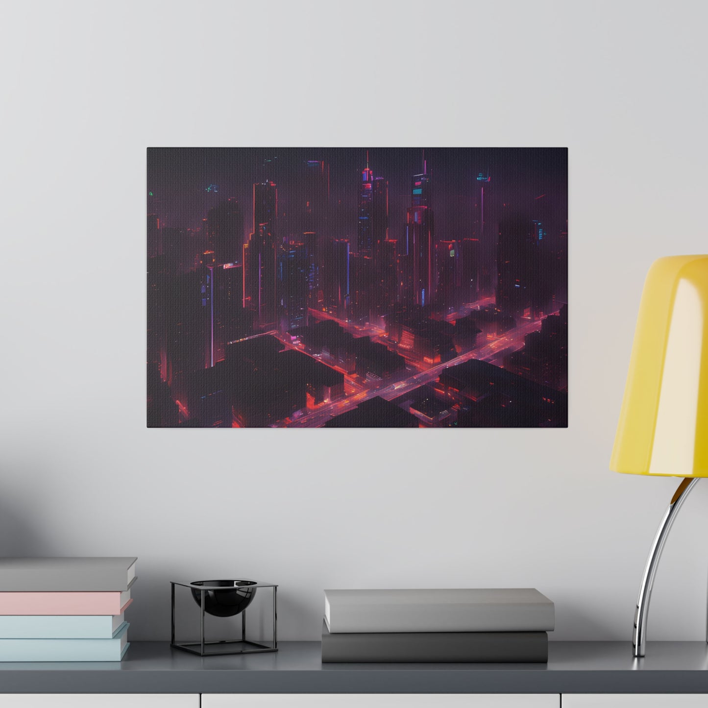 Neon lights, Wall Art, Matte Canvas, Stretched, 0.75"