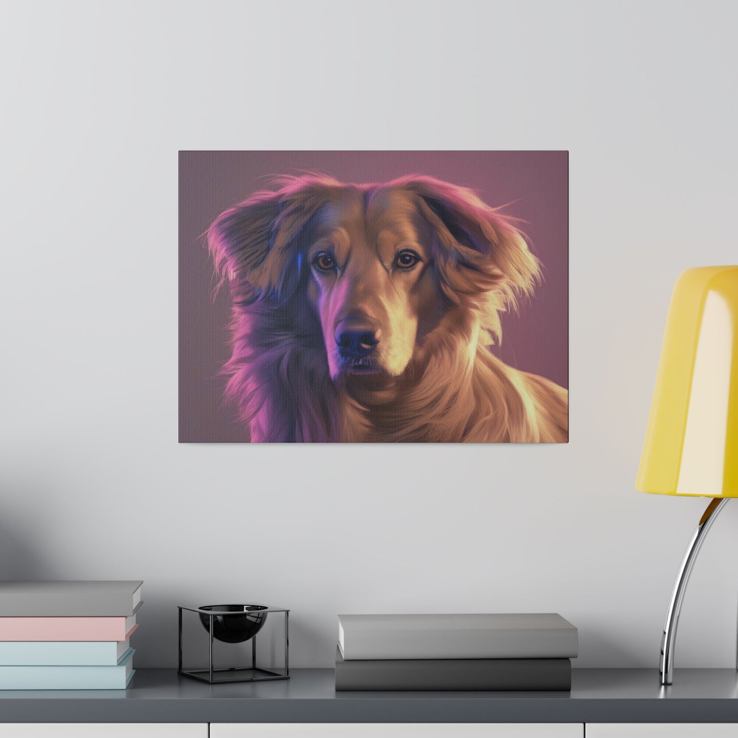 Dog, Wall Art, Matte Canvas, Stretched, 0.75"