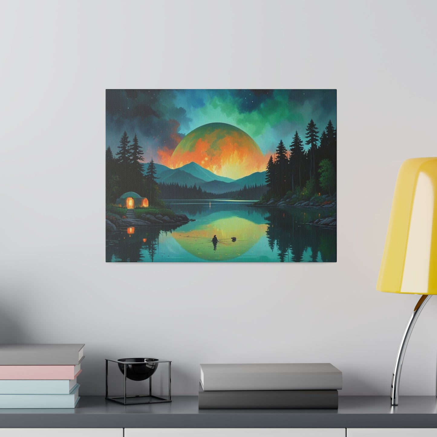 The Moon Tonight, Wall Art, Matte Canvas, Stretched, 0.75"