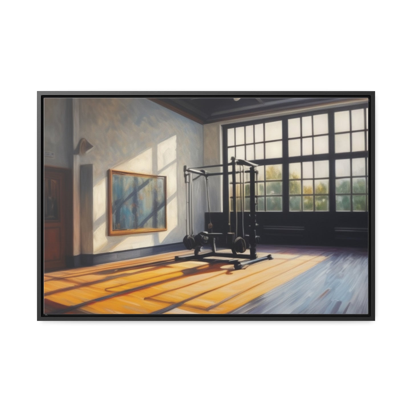 Gym, Workout, Wall Art, Gallery Canvas Wraps, Horizontal Frame