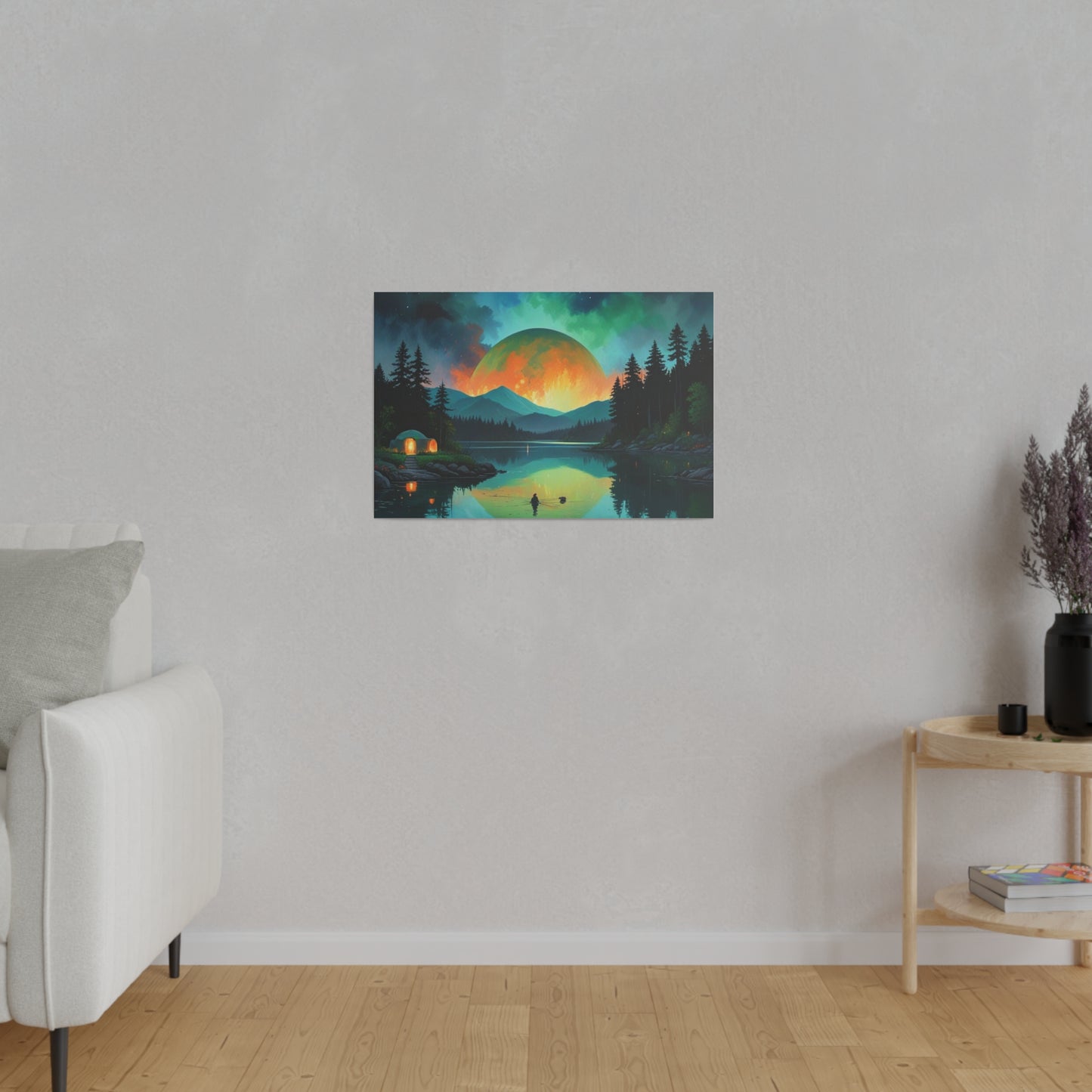 The Moon Tonight, Wall Art, Matte Canvas, Stretched, 0.75"