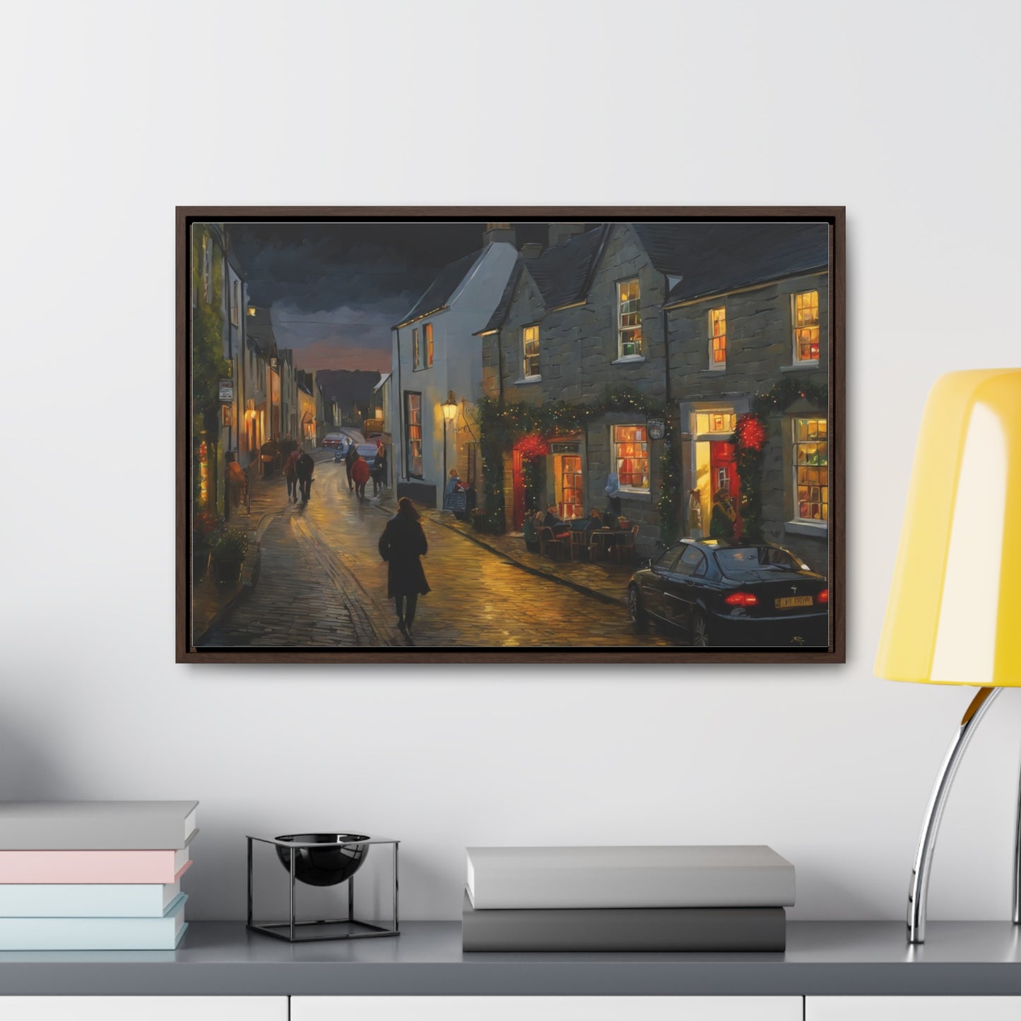 Calm Town, Wall Art, Gallery Canvas Wraps, Horizontal Frame