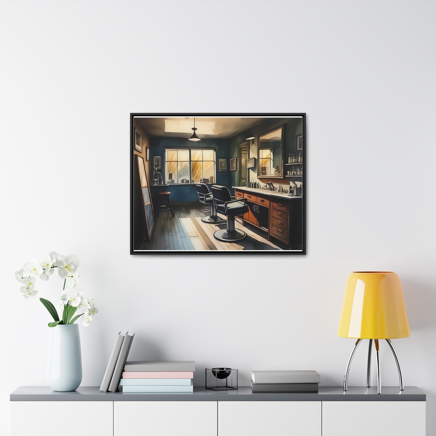 Barbershop, Wall Art, Gallery Canvas Wraps, Horizontal Frame