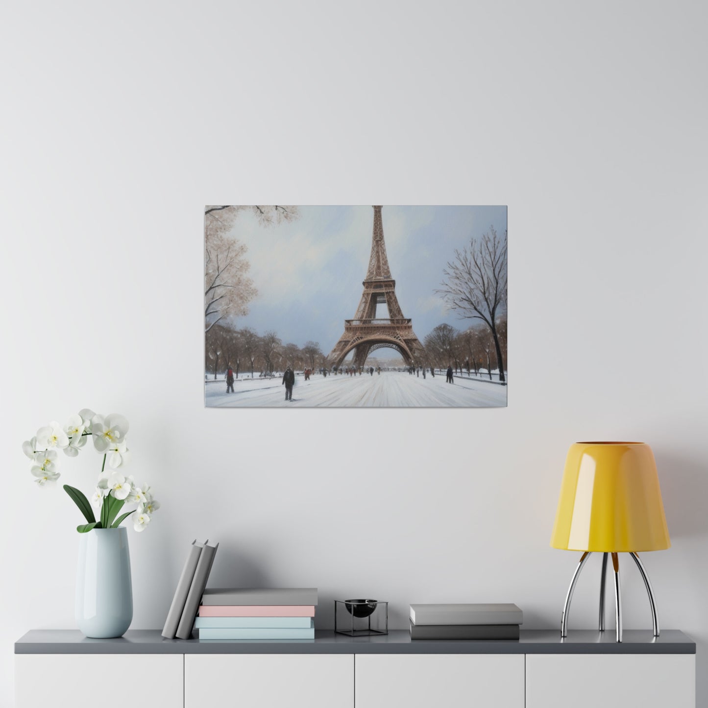 Paris France, Wall Art, Matte Canvas, Stretched, 0.75"