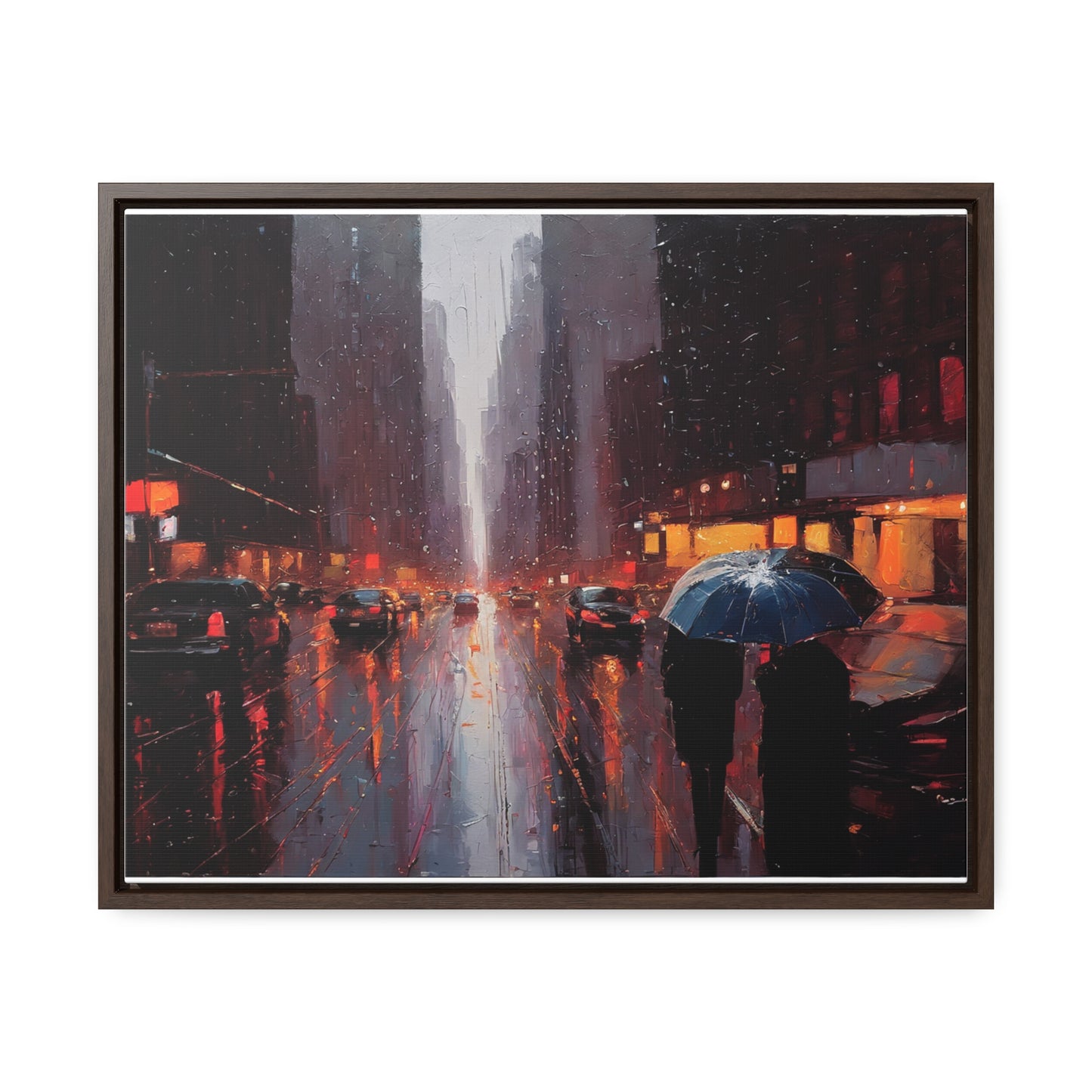 City Streets, Wall Art, Gallery Canvas Wraps, Horizontal Frame