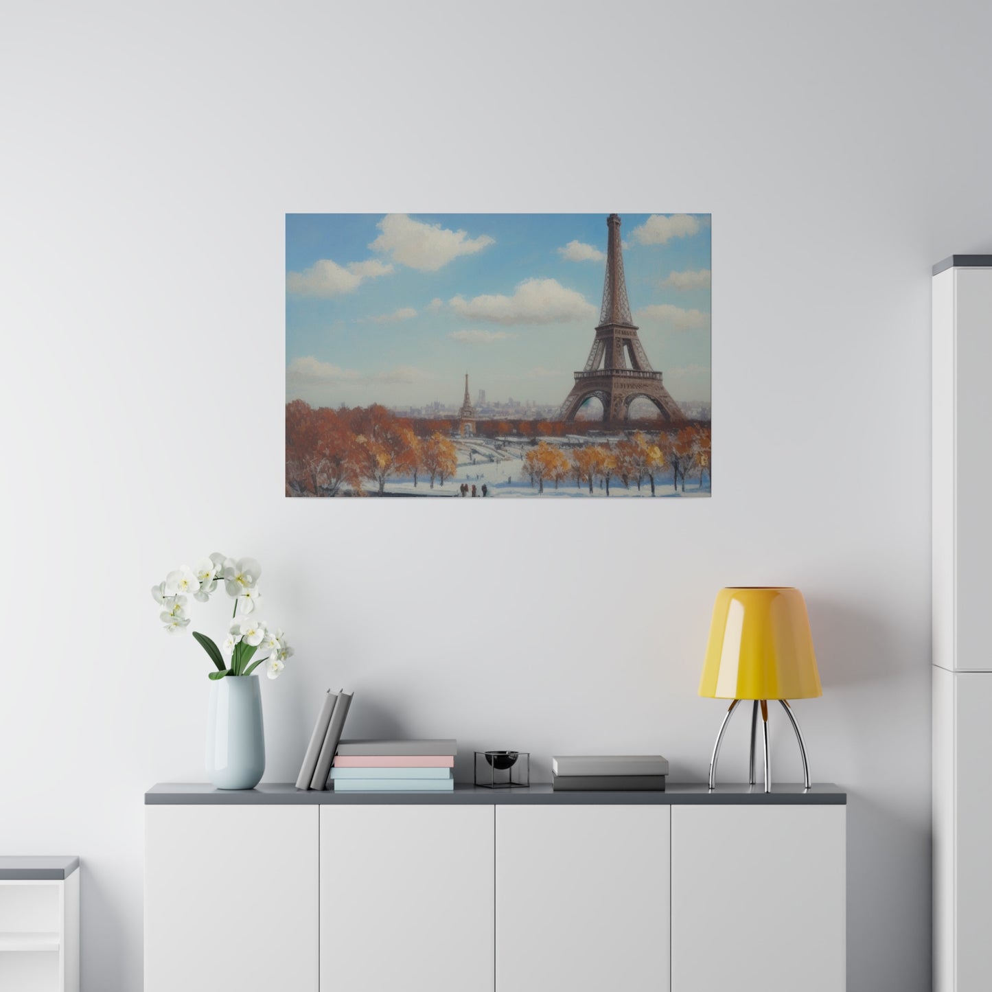 Eiffel Tower, Wall Art, Matte Canvas, Stretched, 0.75"