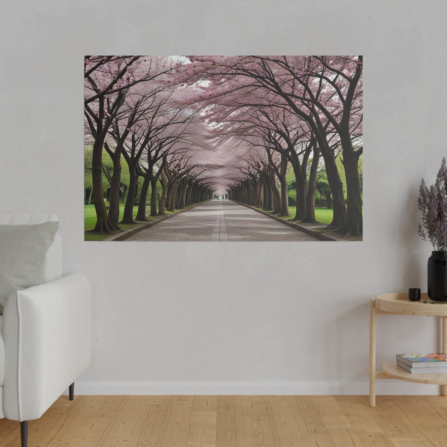 Cherry Blossoms, Wall Art, Matte Canvas, Stretched, 0.75"