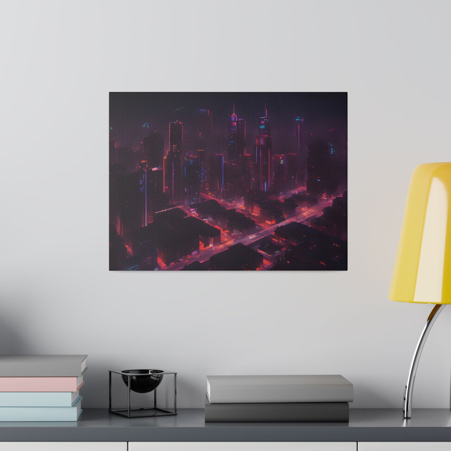 Neon lights, Wall Art, Matte Canvas, Stretched, 0.75"