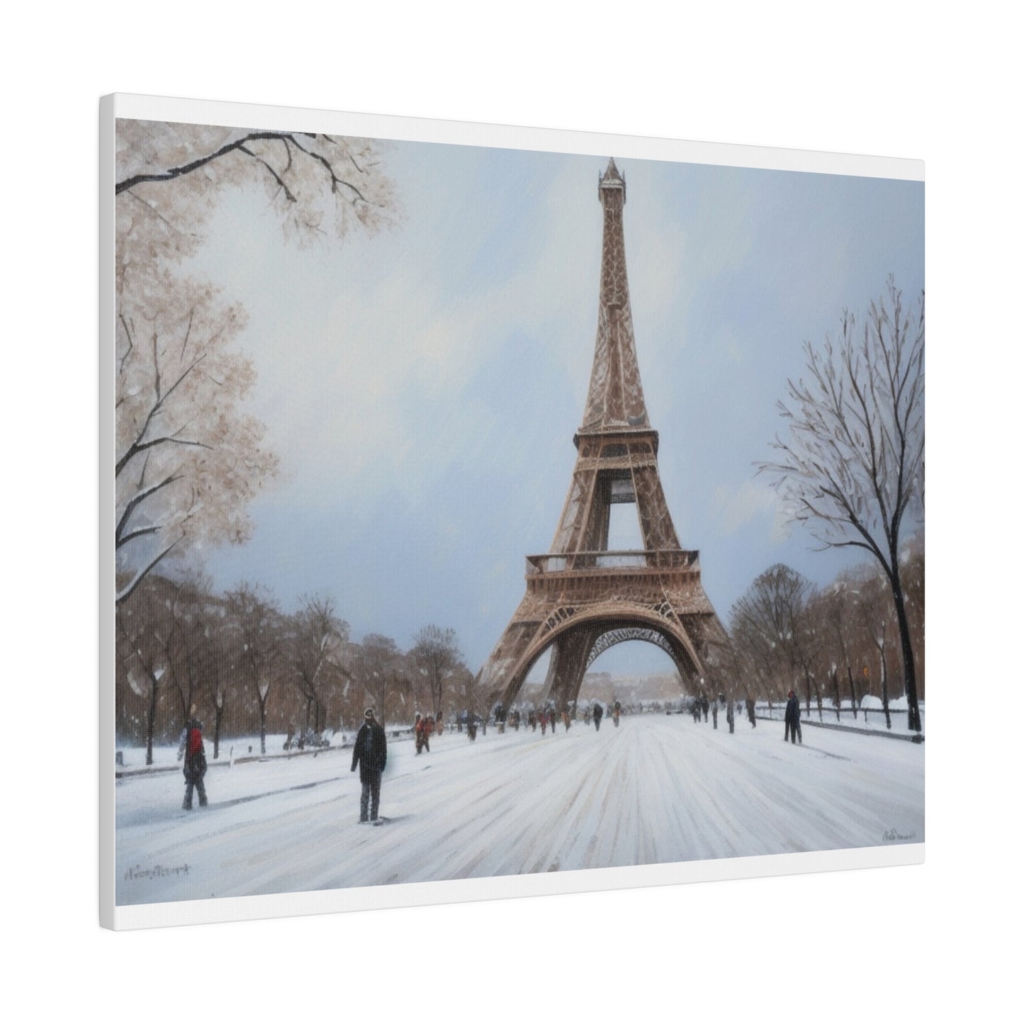 Paris France, Wall Art, Matte Canvas, Stretched, 0.75"