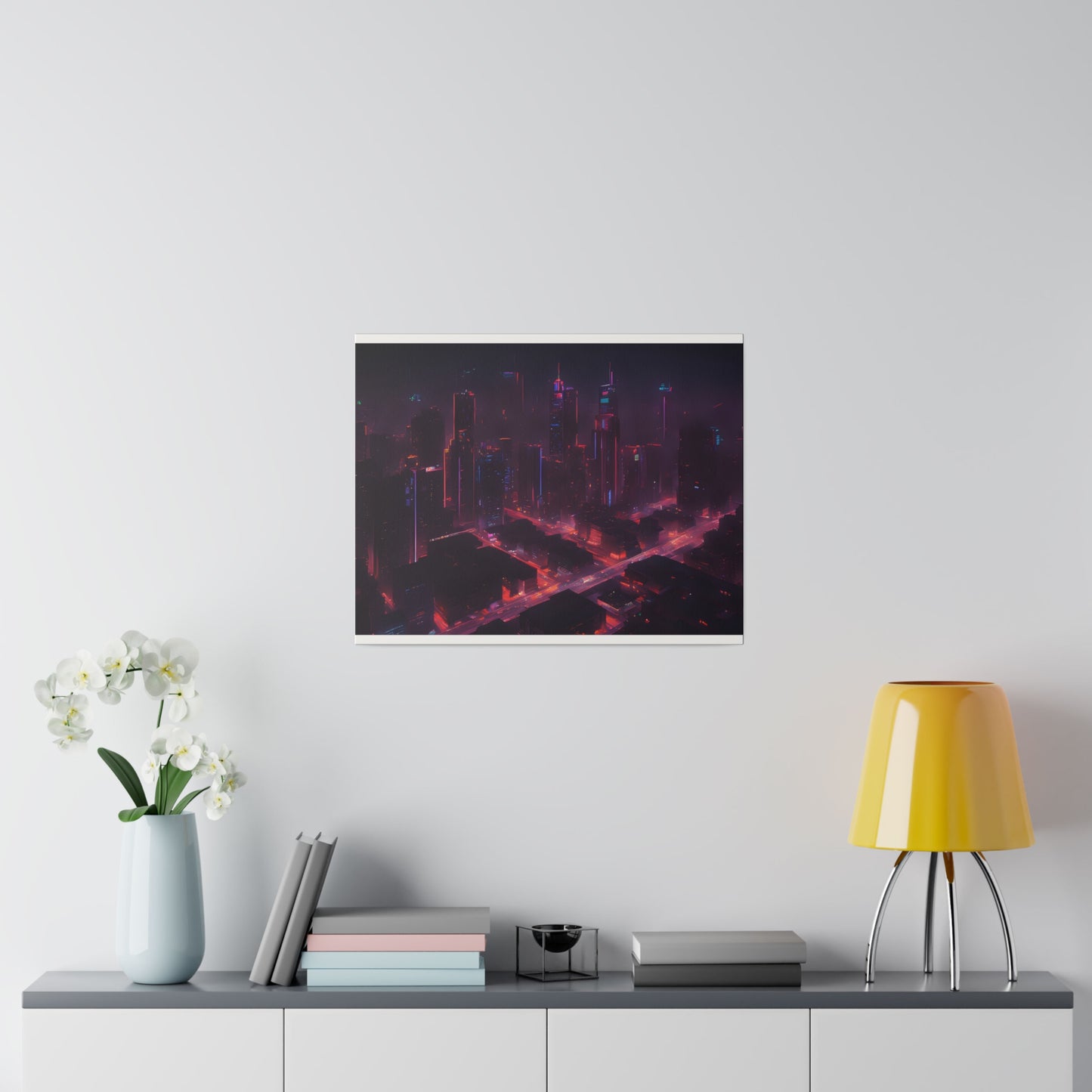 Neon lights, Wall Art, Matte Canvas, Stretched, 0.75"