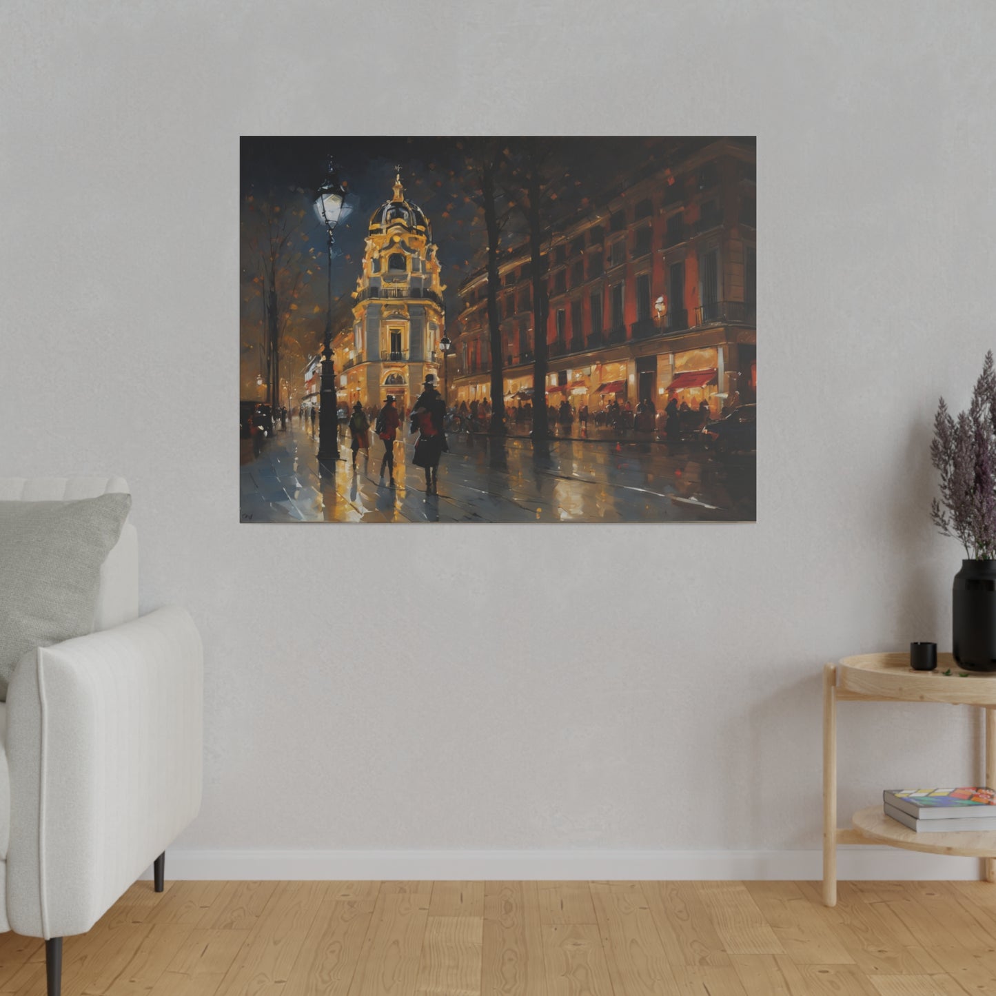 Town Center, Wall Art, Matte Canvas, Stretched, 0.75"