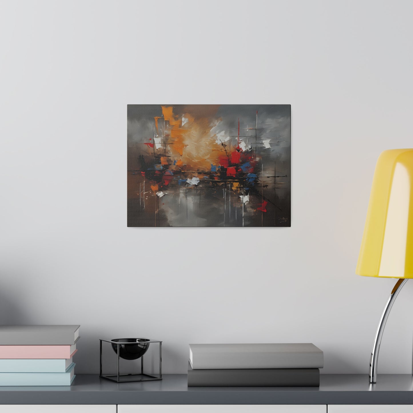 Abstract, Wall Art, Matte Canvas, Stretched, 0.75"