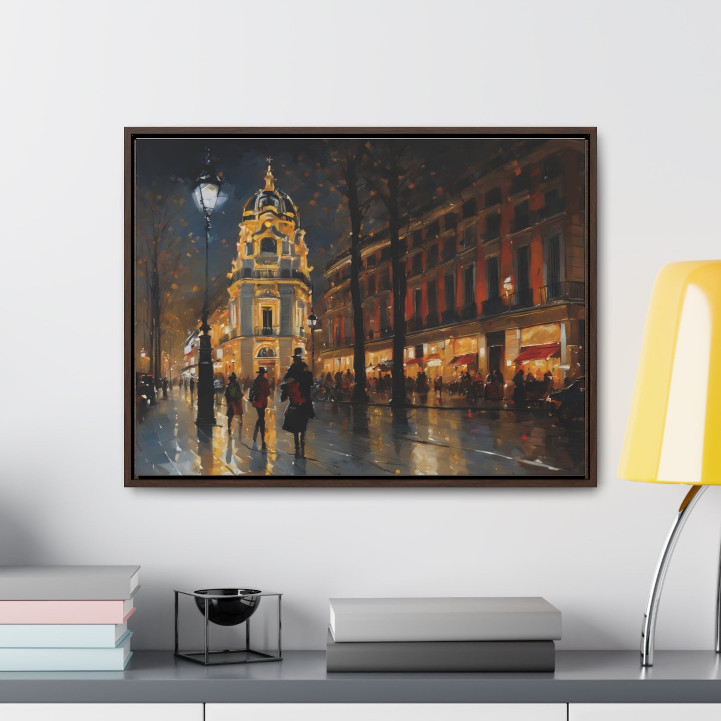 Town Center, Wall Art, Gallery Canvas Wraps, Horizontal Frame