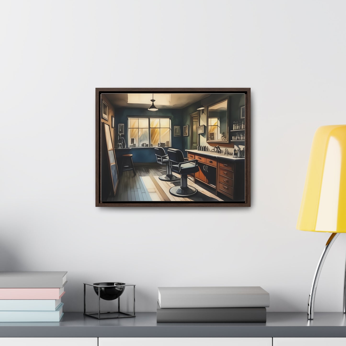 Barbershop, Wall Art, Gallery Canvas Wraps, Horizontal Frame