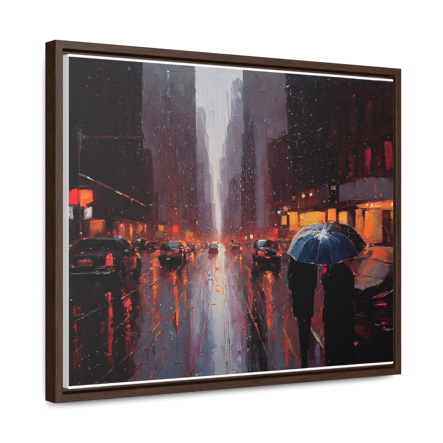 City Streets, Wall Art, Gallery Canvas Wraps, Horizontal Frame