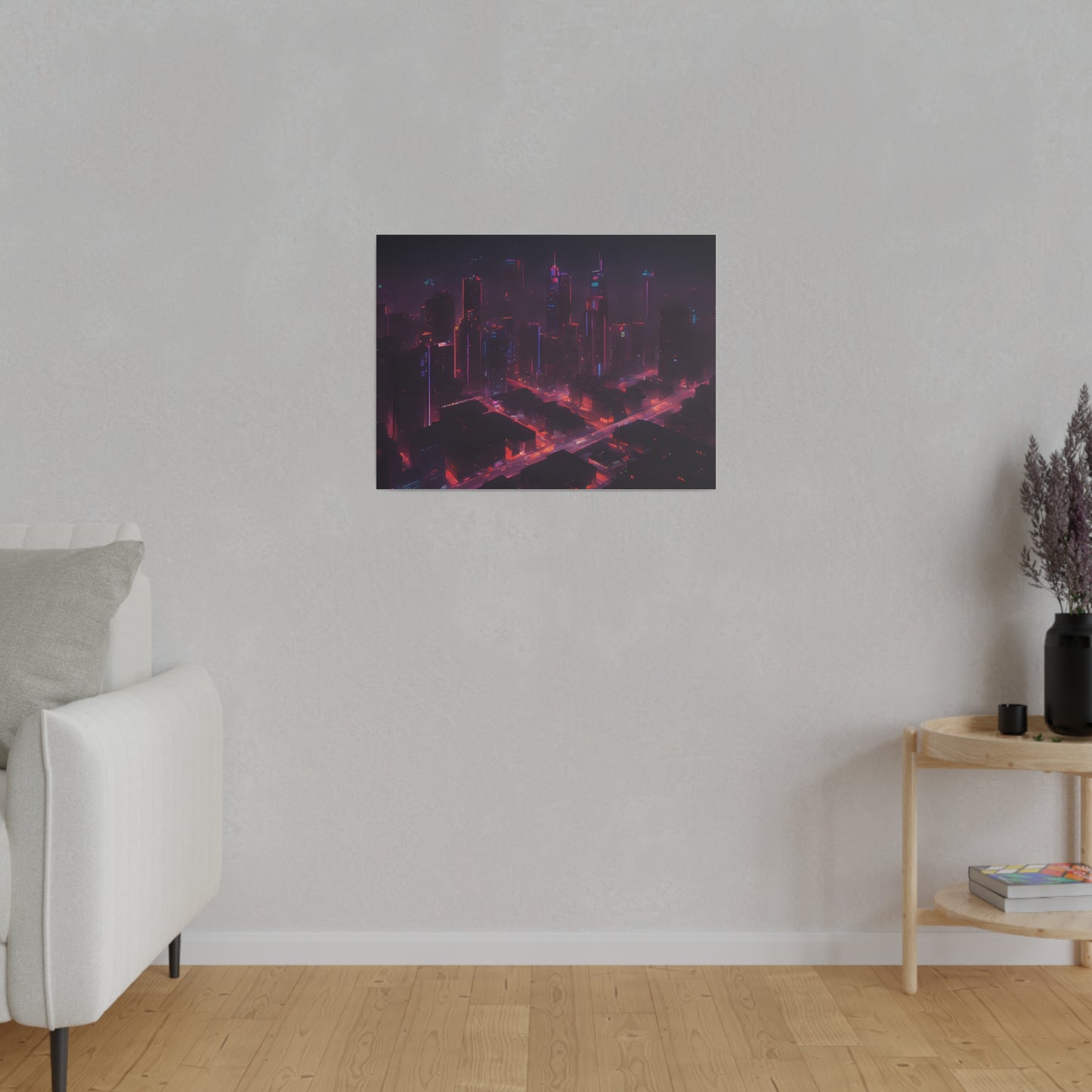 Neon lights, Wall Art, Matte Canvas, Stretched, 0.75"