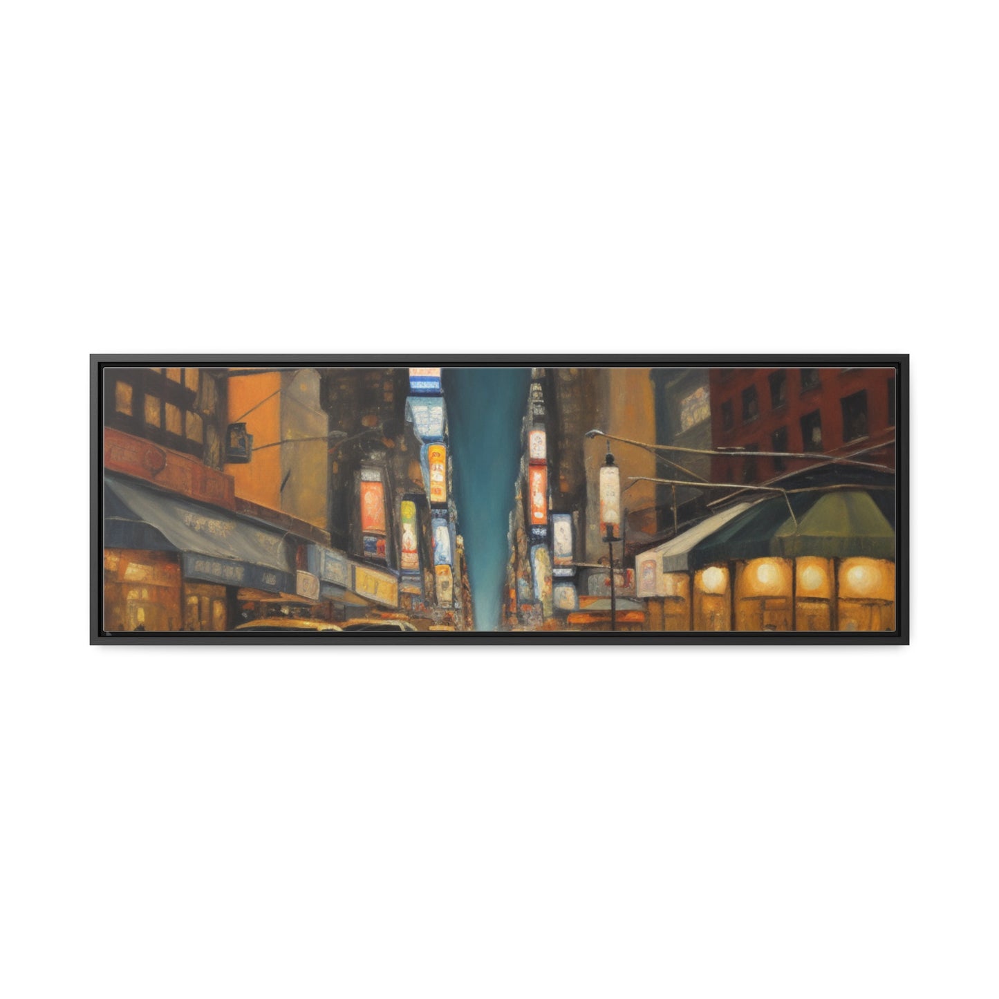 The City, Wall Art, Gallery Canvas Wraps, Horizontal Frame