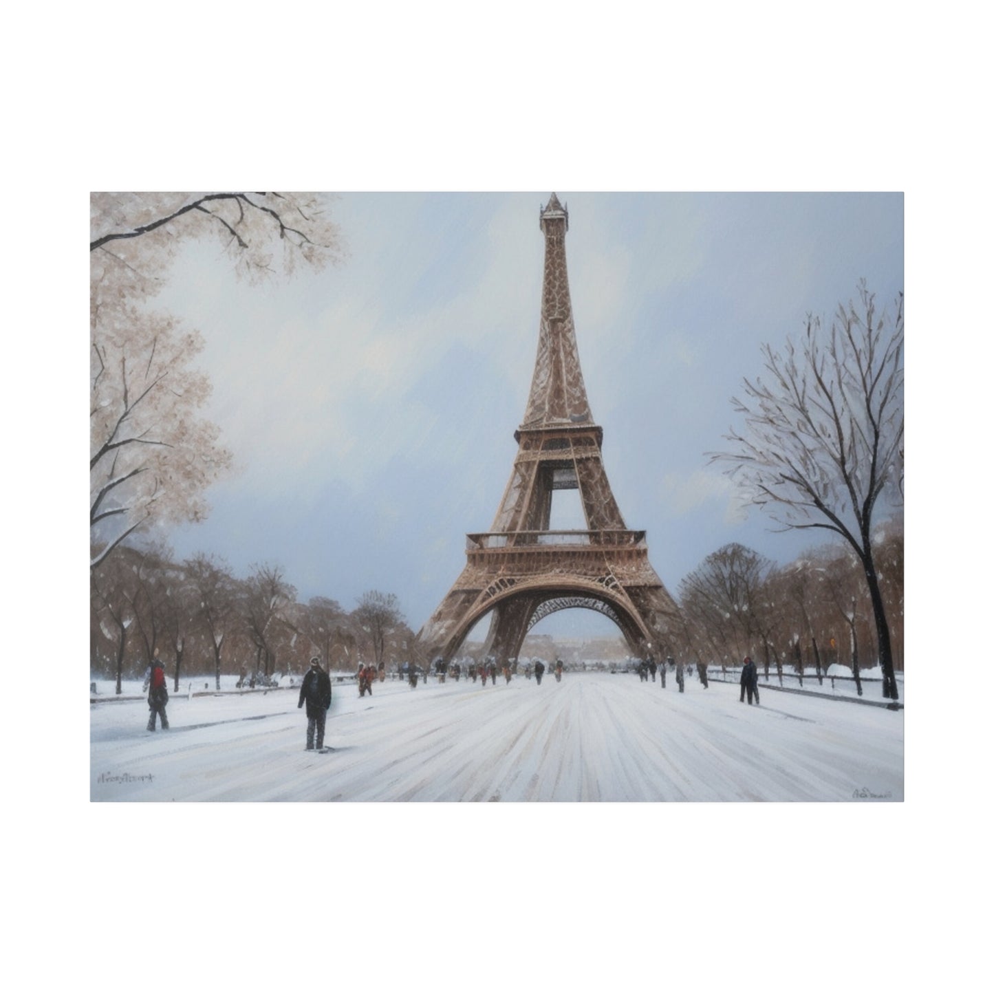 Paris France, Wall Art, Matte Canvas, Stretched, 0.75"