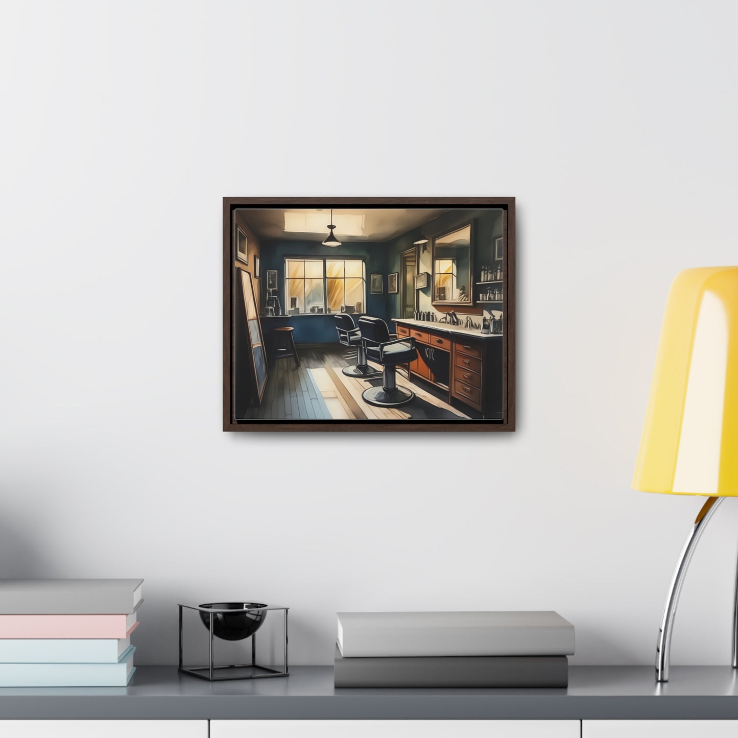 Barbershop, Wall Art, Gallery Canvas Wraps, Horizontal Frame