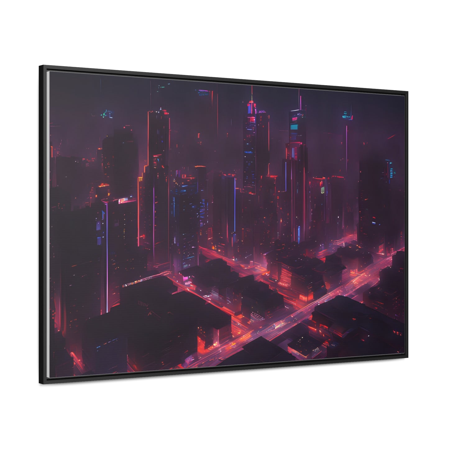 Neon lights, Wall Art, Gallery Canvas Wraps, Horizontal Frame