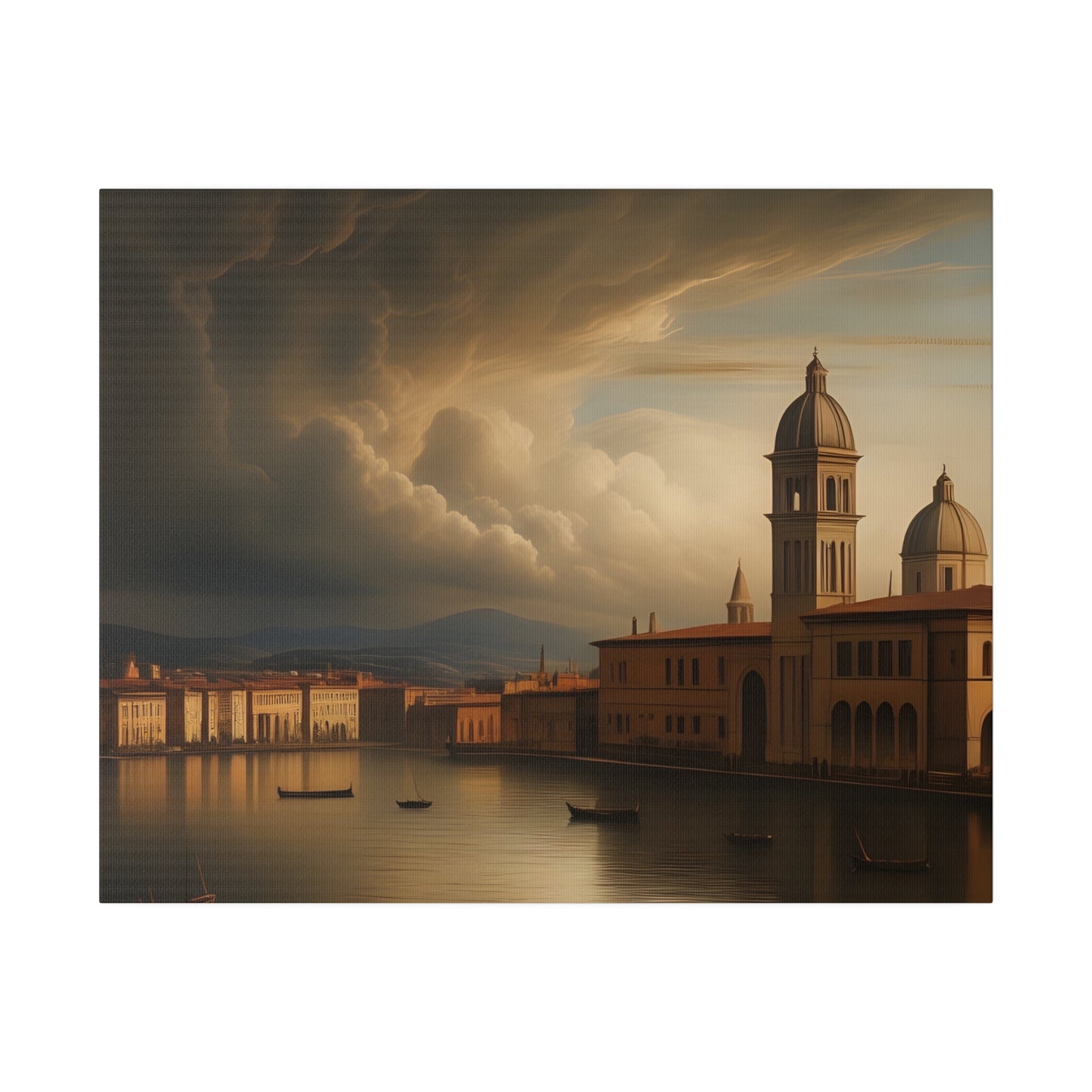 Wall Art, Canal, Matte Canvas, Stretched, 0.75"