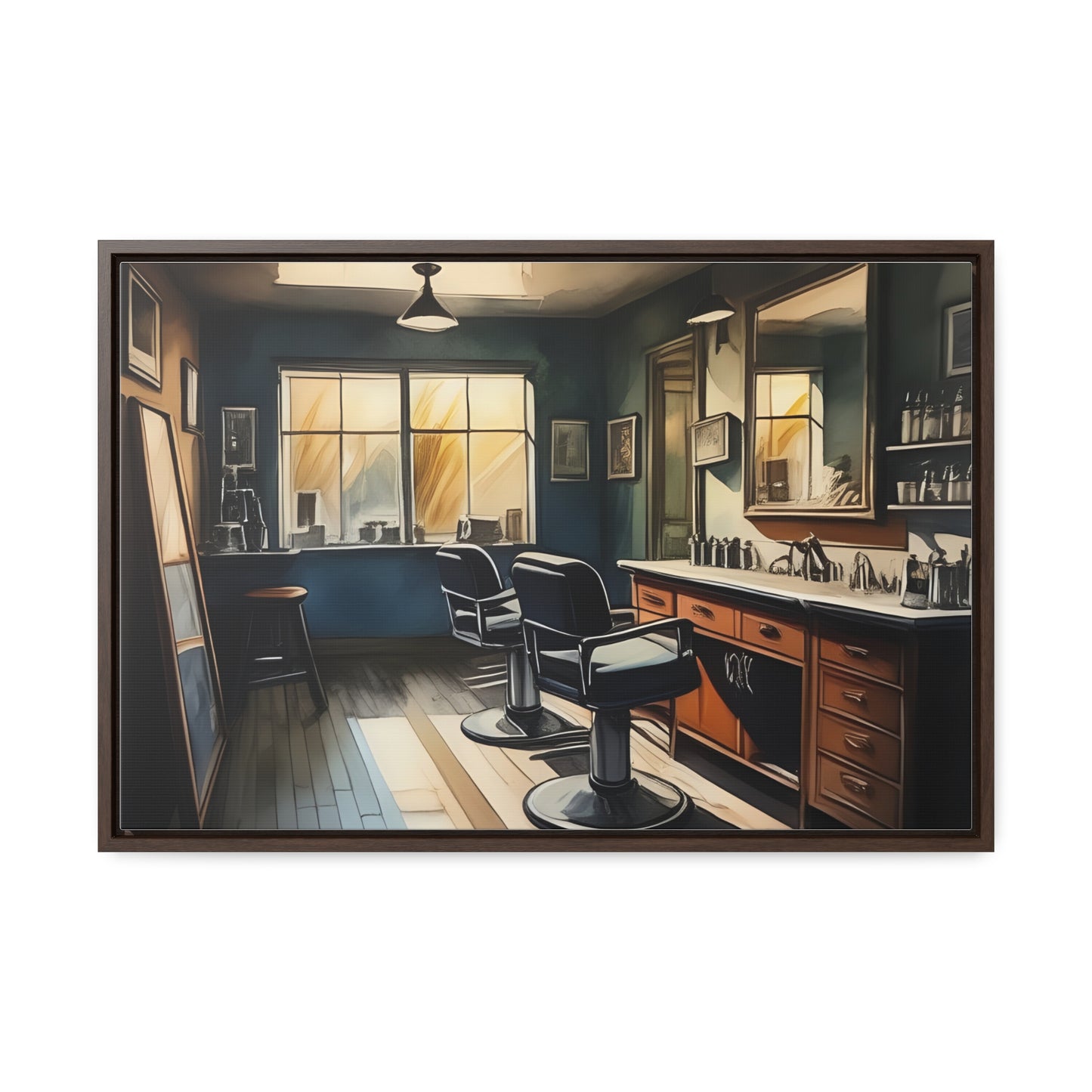 Barbershop, Wall Art, Gallery Canvas Wraps, Horizontal Frame