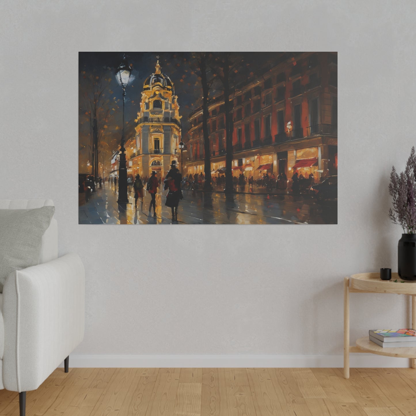 Town Center, Wall Art, Matte Canvas, Stretched, 0.75"