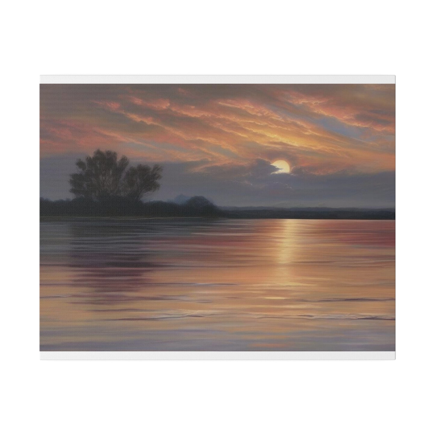 Sun Rise, Wall Art, Matte Canvas, Stretched, 0.75"