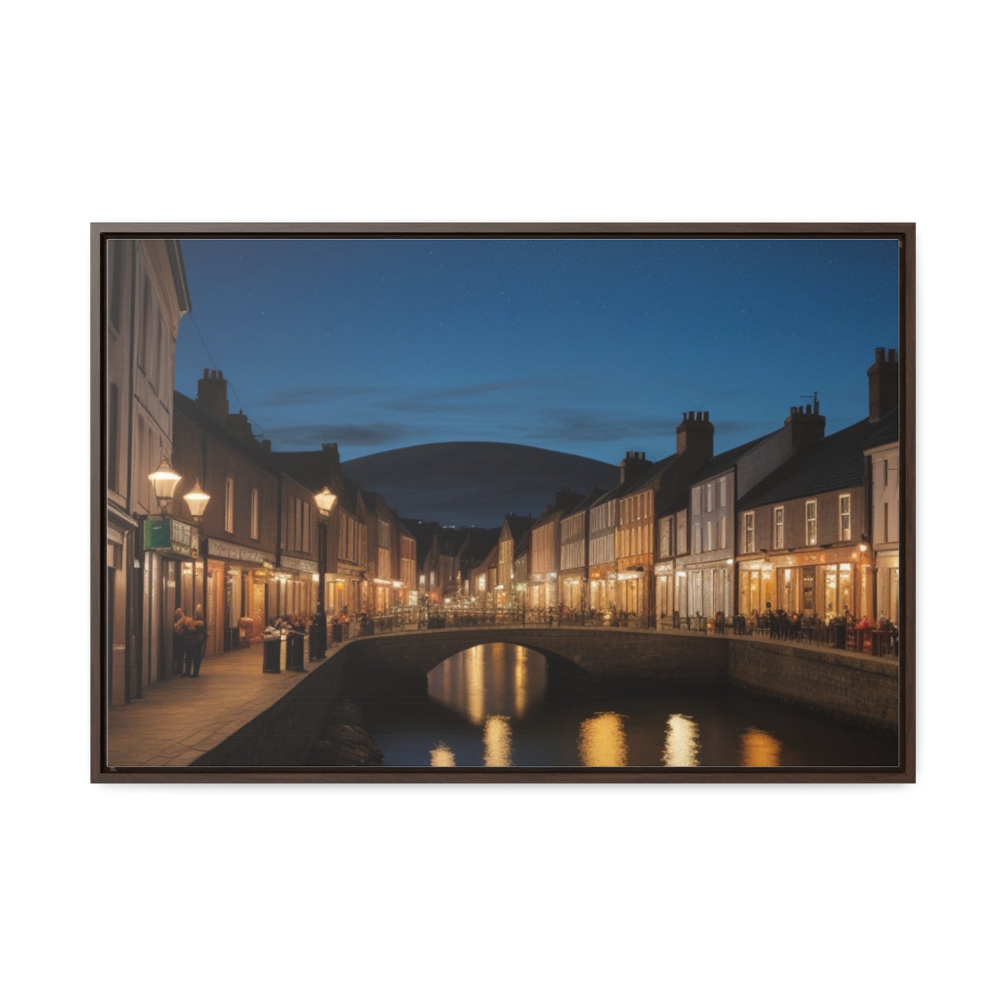 Canal, Wall Art, Gallery Canvas Wraps, Horizontal Frame