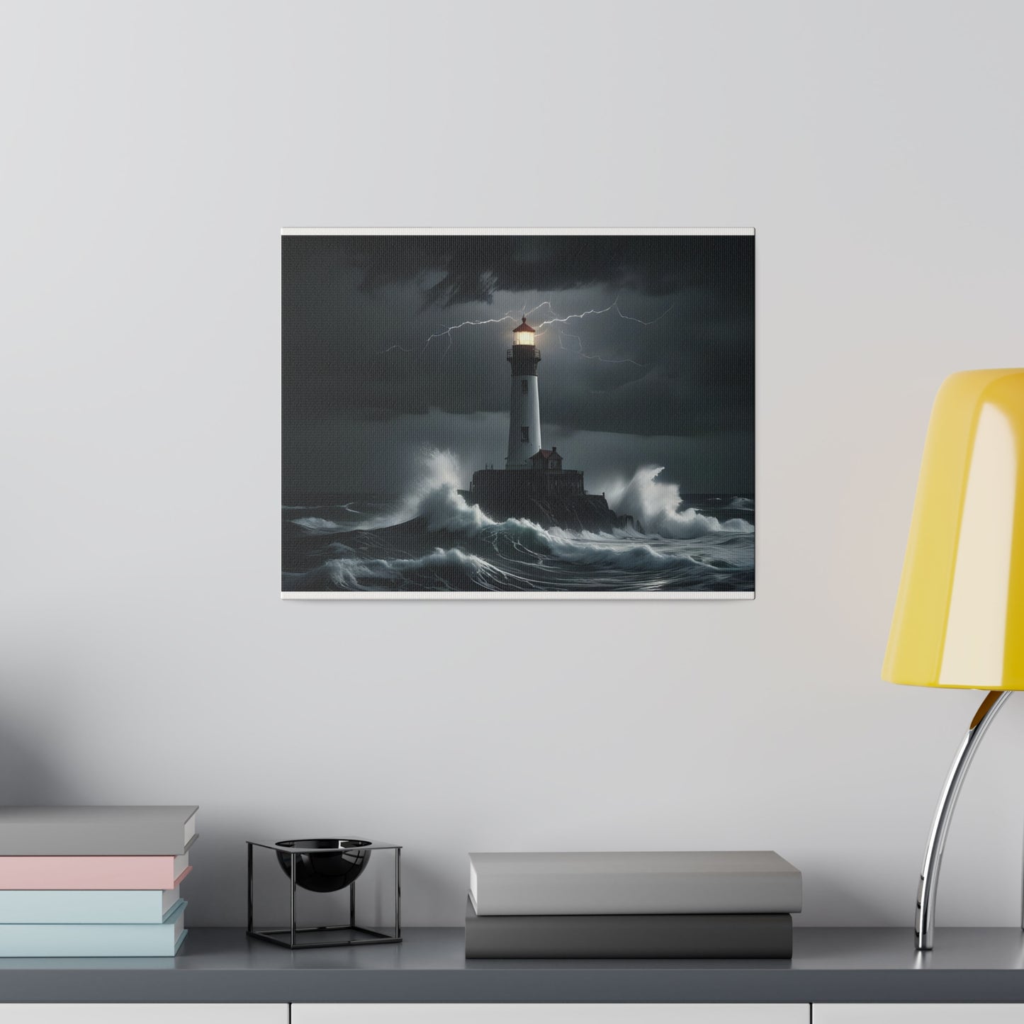 The light house, Wall Art, Matte Canvas, Stretched, 0.75"