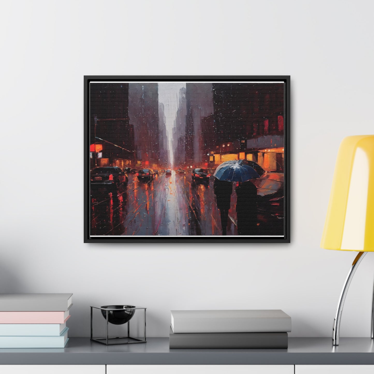 City Streets, Wall Art, Gallery Canvas Wraps, Horizontal Frame